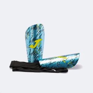 Spider Shin Guards Fluorescent Turquoise – football shin guards product photo - Delivery: UAE, KSA, Qatar, Kuwait, Bahrain, Oman