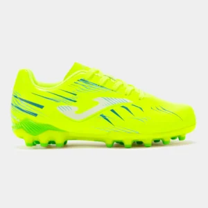 Joma Propulsion JR Lemon Fluorescent artificial grass junior football shoes – product photo - Delivery: UAE, KSA, Qatar, Kuwait, Bahrain, Oman